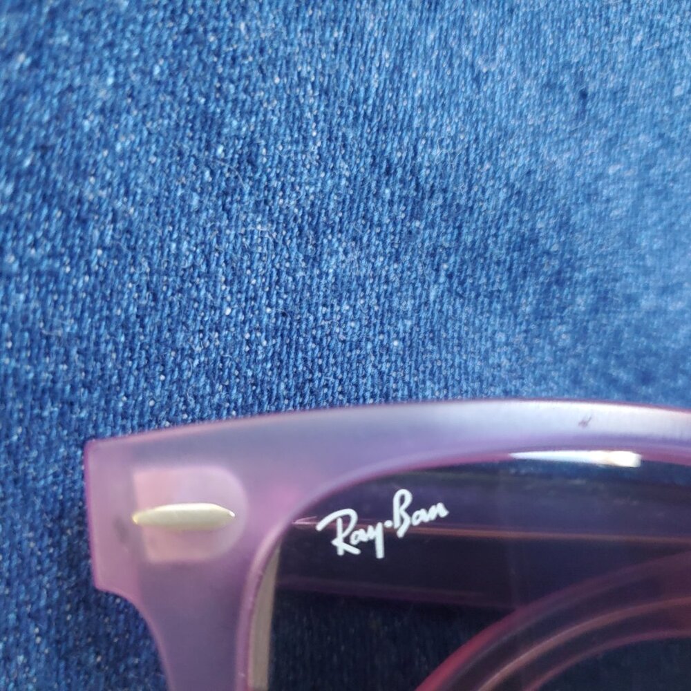 Ray Ban Wayfarer Sunglasses Ice Pop Strawberry - Picture 7 of 8